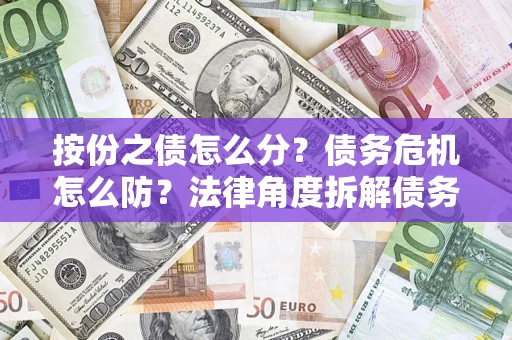 北京按份之债怎么分？债务危机怎么防？法律角度拆解债务分配与风险自保指南