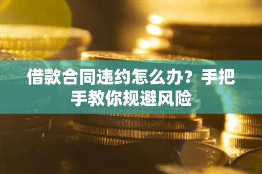 北京借款合同违约怎么办？手把手教你规避风险