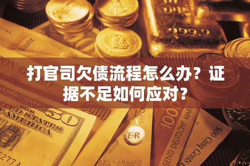 北京打官司欠债流程怎么办？证据不足如何应对？