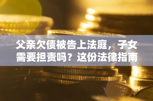 北京父亲欠债被告上法庭，子女需要担责吗？这份法律指南必须看完