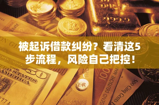 北京被起诉借款纠纷？看清这5步流程，风险自己把控！